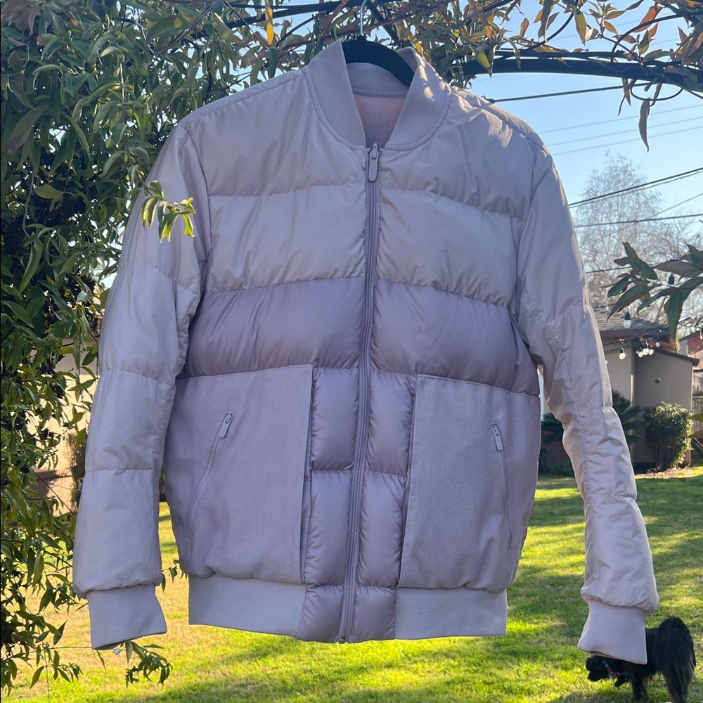 lululemon athletica Silver Puffer Jacket